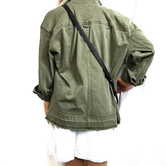 SONOMA Distressed/Deconst Twill Utility Jacket - Picture 3 of 6